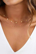 Load image into Gallery viewer, Gold Double-Layered Skinny Alloy Necklace
