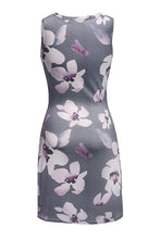Load image into Gallery viewer, Floral Print Hollow Out Wrap Tie Mini Dress
