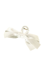 Load image into Gallery viewer, White Bow Decor Large Hair Claw Clip
