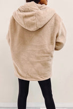 Load image into Gallery viewer, Khaki Double Wear Reversible Fleece Puffer Jacket
