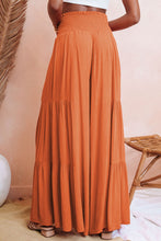 Load image into Gallery viewer, Smocked Waist Tiered Wide Leg Pants
