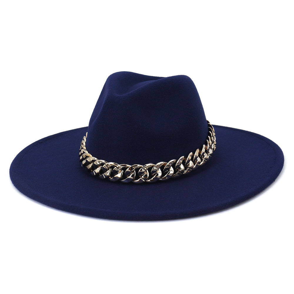 Jacqueline Fedora Leather Hat