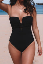 Load image into Gallery viewer, Twist Front Cut Out One-piece Swimsuit
