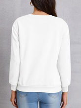 Load image into Gallery viewer, HONKY TONK ANGEL Round Neck Dropped Shoulder Sweatshirt
