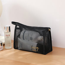 Load image into Gallery viewer, Lllianna Adorable Mesh Makeup bag
