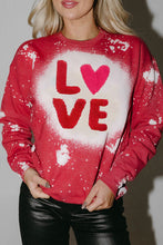 Load image into Gallery viewer, LOVE Round Neck Dropped Shoulder Sweatshirt
